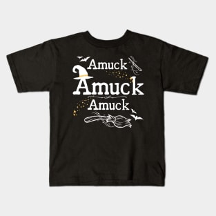 Amuck Amuck Amuck Hocus Pocus Kids T-Shirt